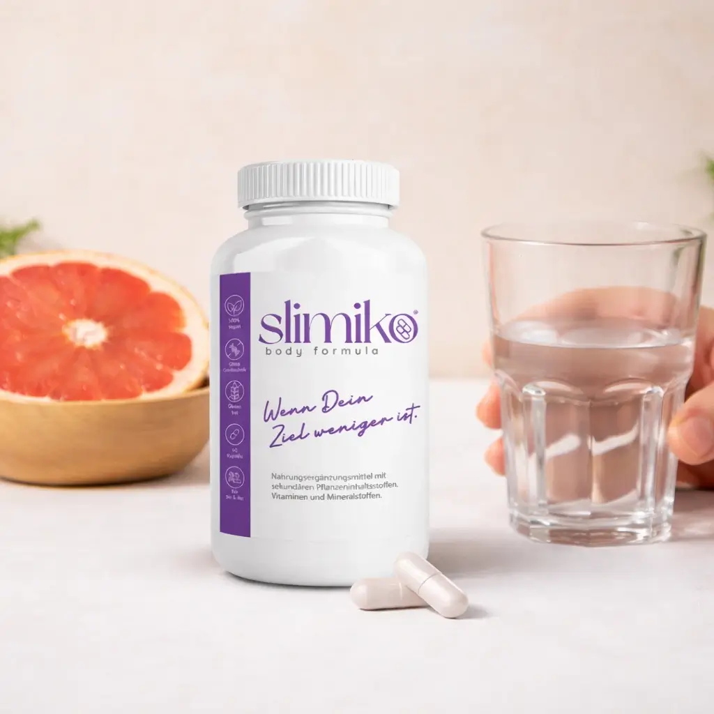 Slimiko Flasche mit Wasser und Grapefruit